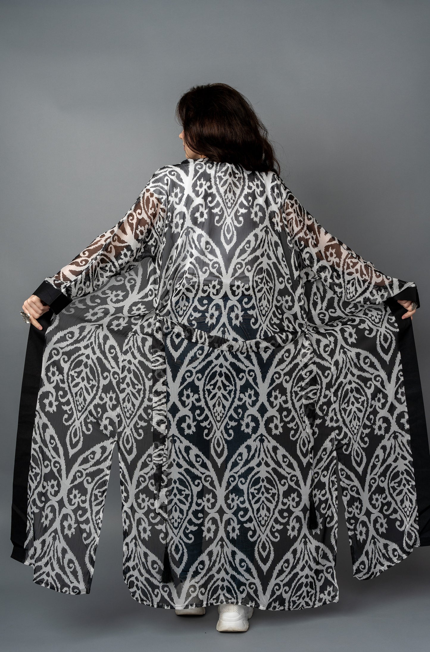 Fatima Chiffon  Kimono